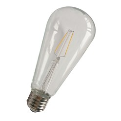 LED-lamp LED Filament ST64 BAILEY LED FILAMENT ST64 E27 240V 2W 2700K CLEAR 80100035385